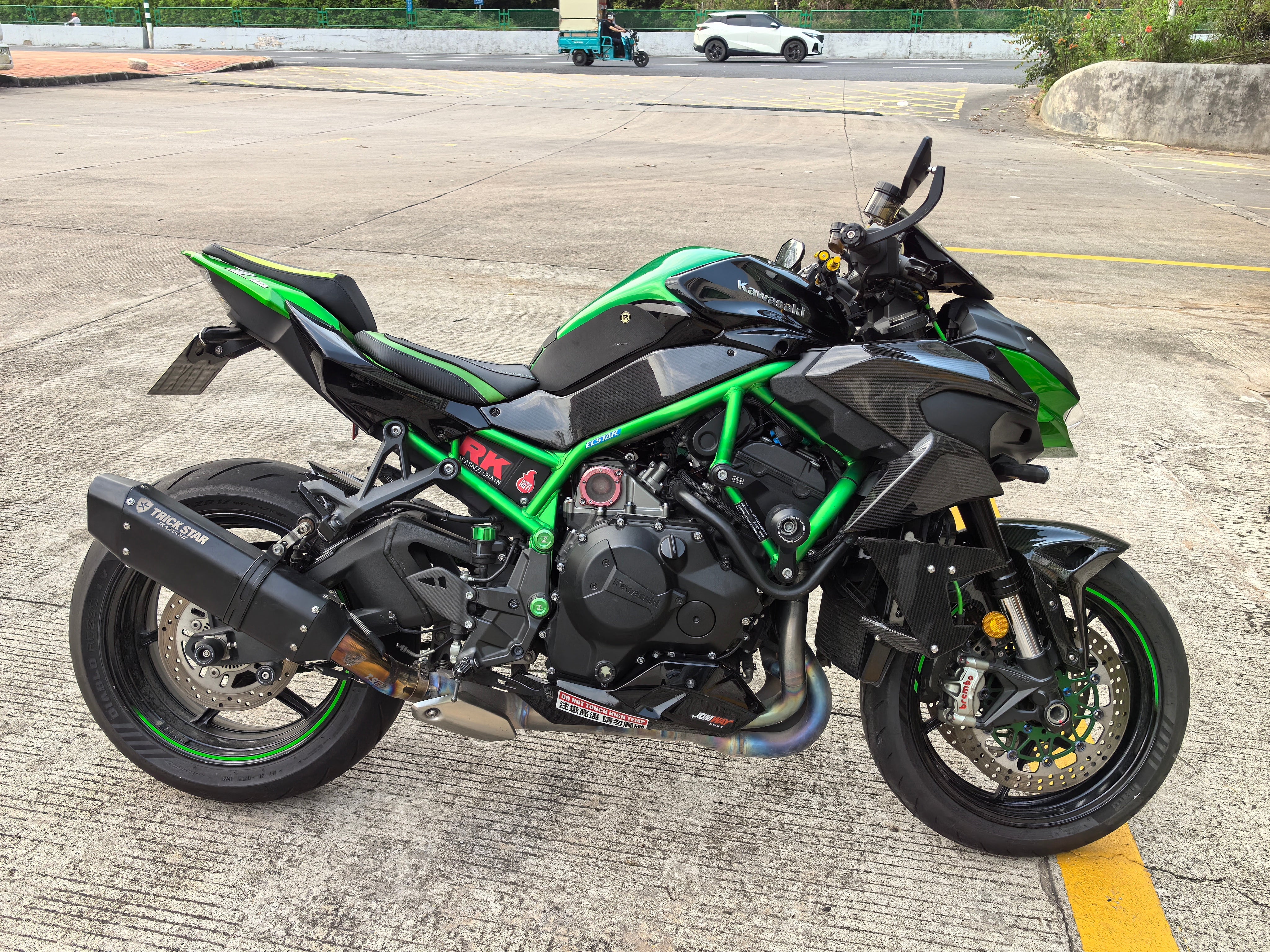 AKOSO Kawasaki Z H2 2021+ Carbon Fiber Fairing Parts