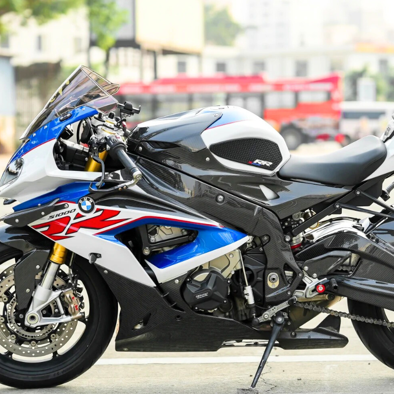 AKOSO 2015–2018 BMW S1000RR Carbonfaser-Bauchwanne, untere Seitenverkleidung, Rennversion