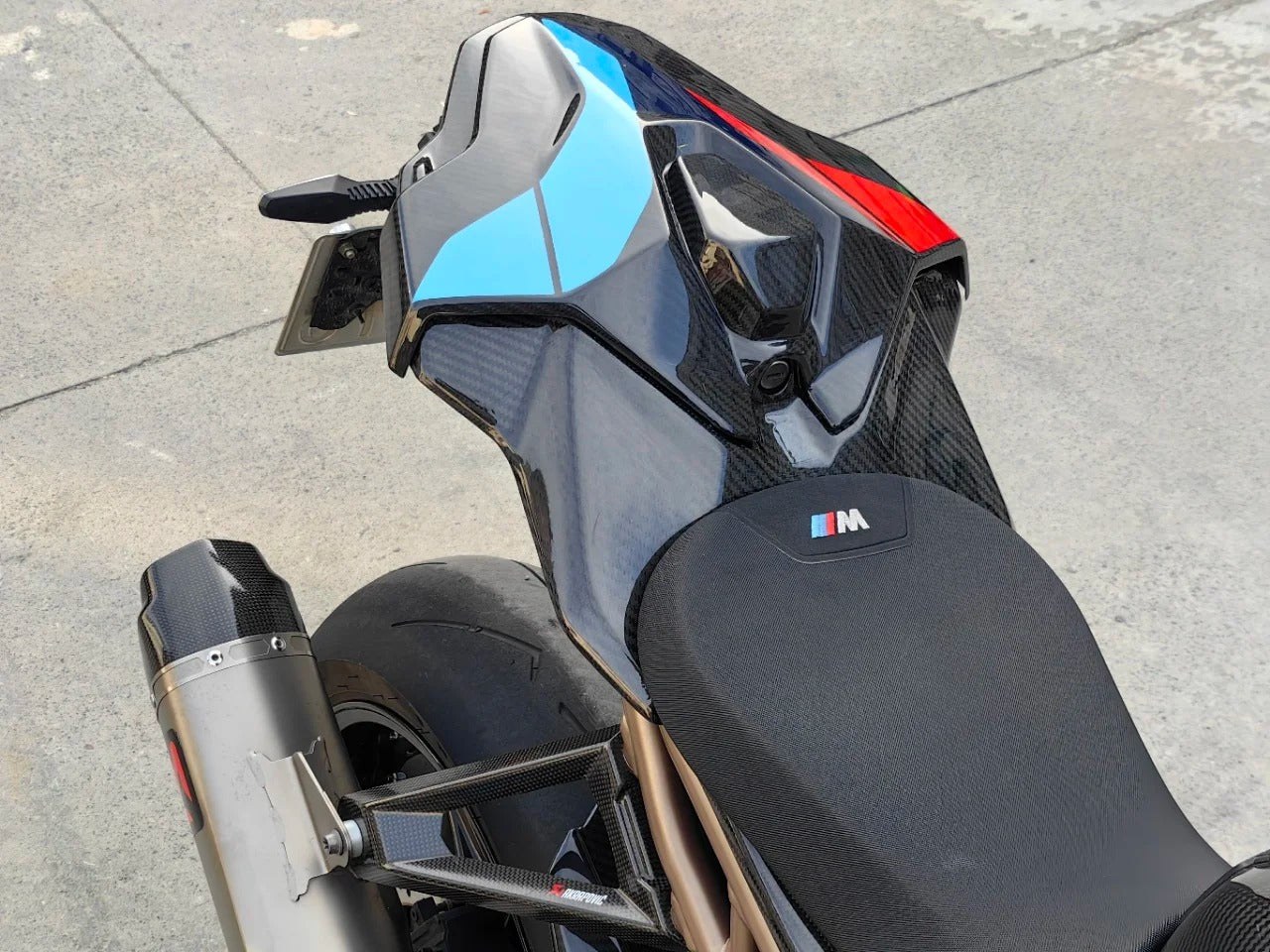 AKOSO 2023 2024 BMW S1000RR Carbon Fiber Rear Seat Cover Cowl Fairing