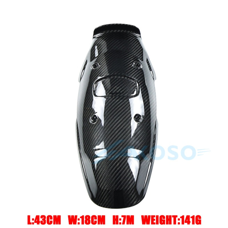 AKOSO 2023-2025 BMW R1300GS Dry Carbon Fiber Extended Rear Fender Hugger Mudguard