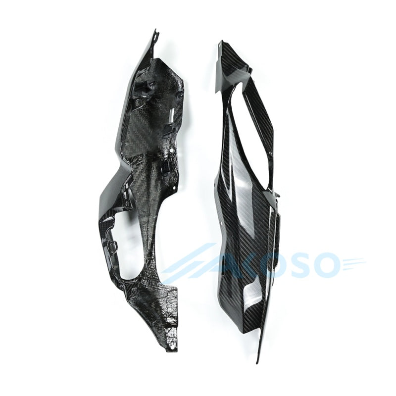 AKOSO Yamaha MT07 MT-07 2014-2017 Carbon Fiber Rear Under Tail Seat Side Panels