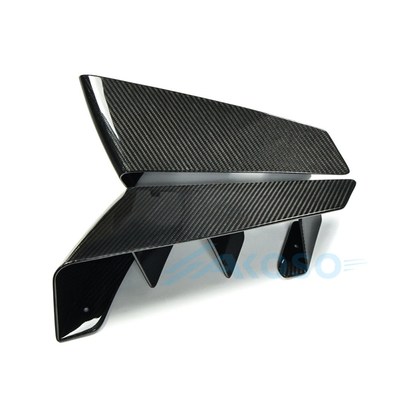 AKOSO Suzuki GSX1300 R Hayabusa 2021+ Gen3 Carbon Fiber Front Lower Winglets Aerodynamic