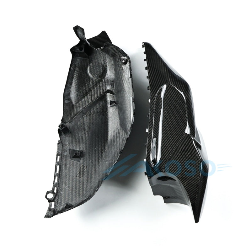 AKOSO 2025+ Yamaha MT-07 Carbon Fiber Tank Side Panels Assembly