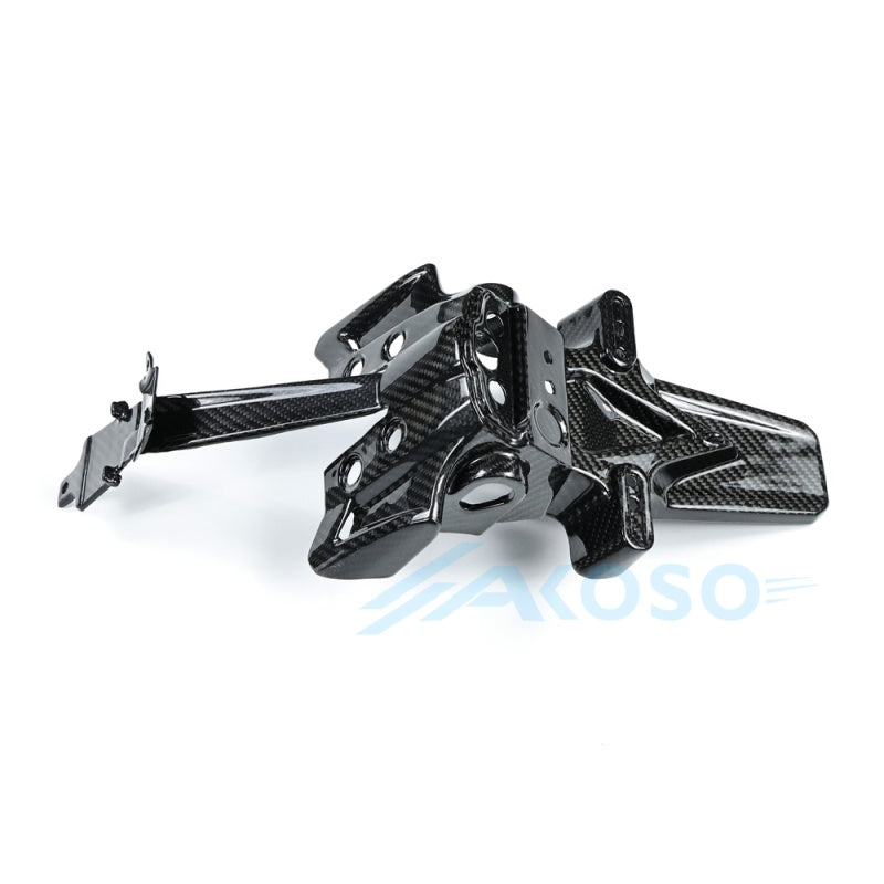 AKOSO 2021-2024 Yamaha MT-07 Carbon Fiber License Plate Holder Tail Fairing