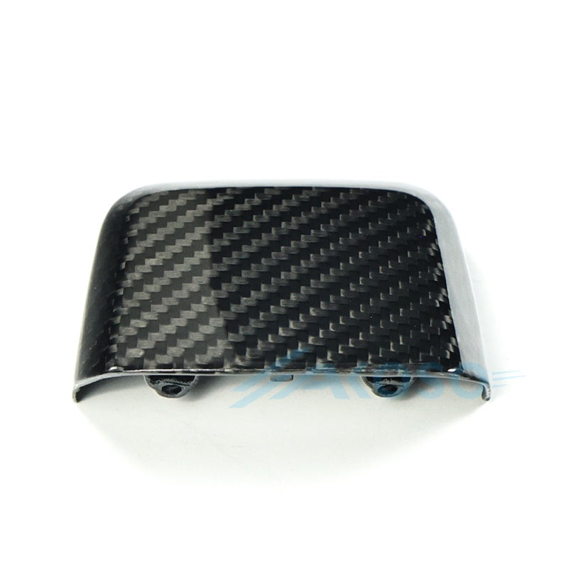 AKOSO 100% Dry Carbon Fiber License Plate Lights Housing For 2024+ Harley Touring Road Glide Street Glide / CVO
