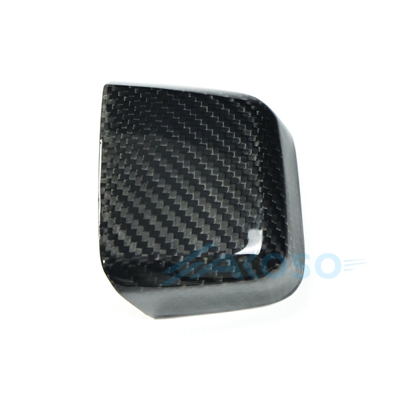 AKOSO 100% Dry Carbon Fiber License Plate Lights Housing For 2024+ Harley Touring Road Glide Street Glide / CVO