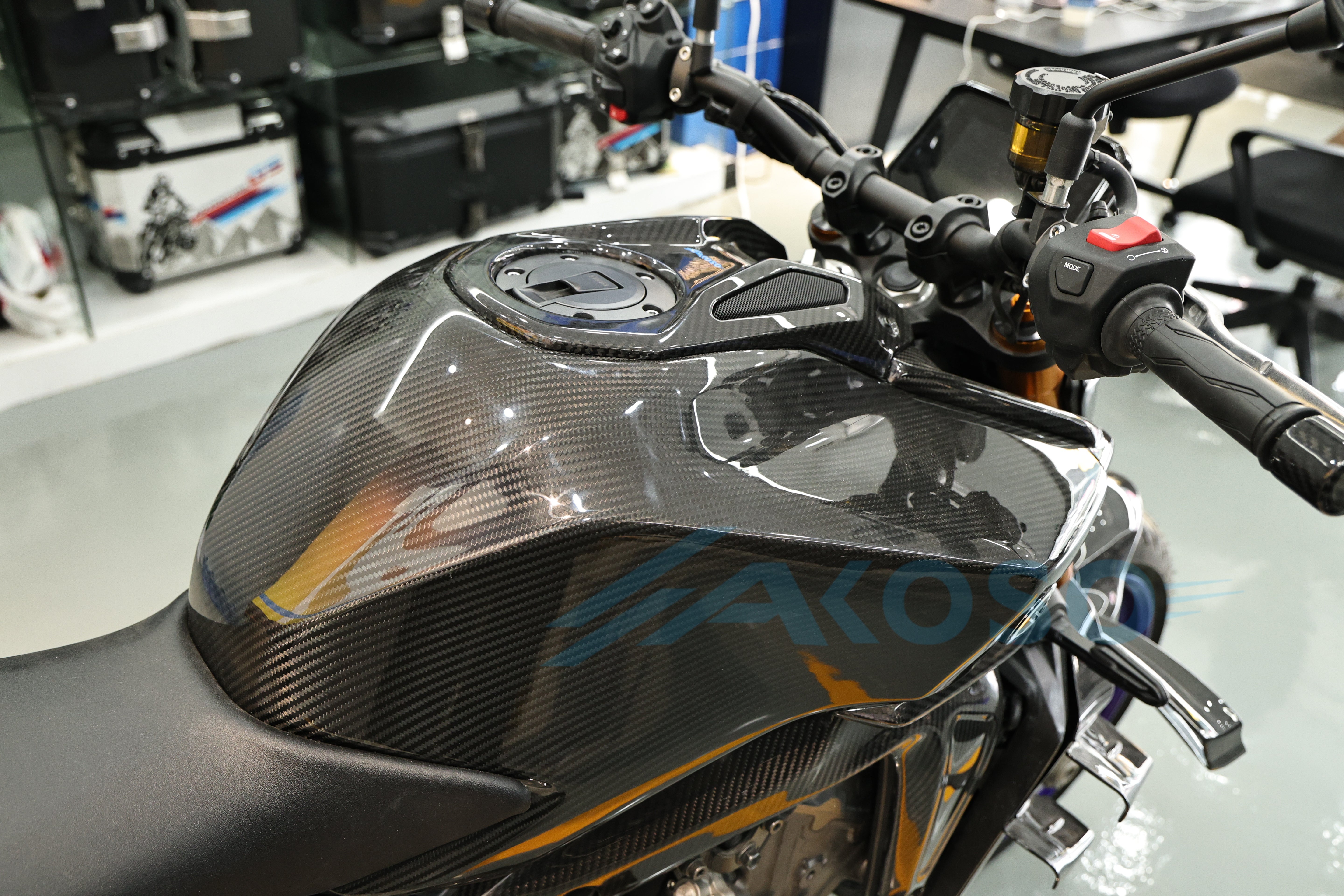 AKOSO 2024 2025 Yamaha MT09 / FZ09 Carbon Fiber Full Tank Cover