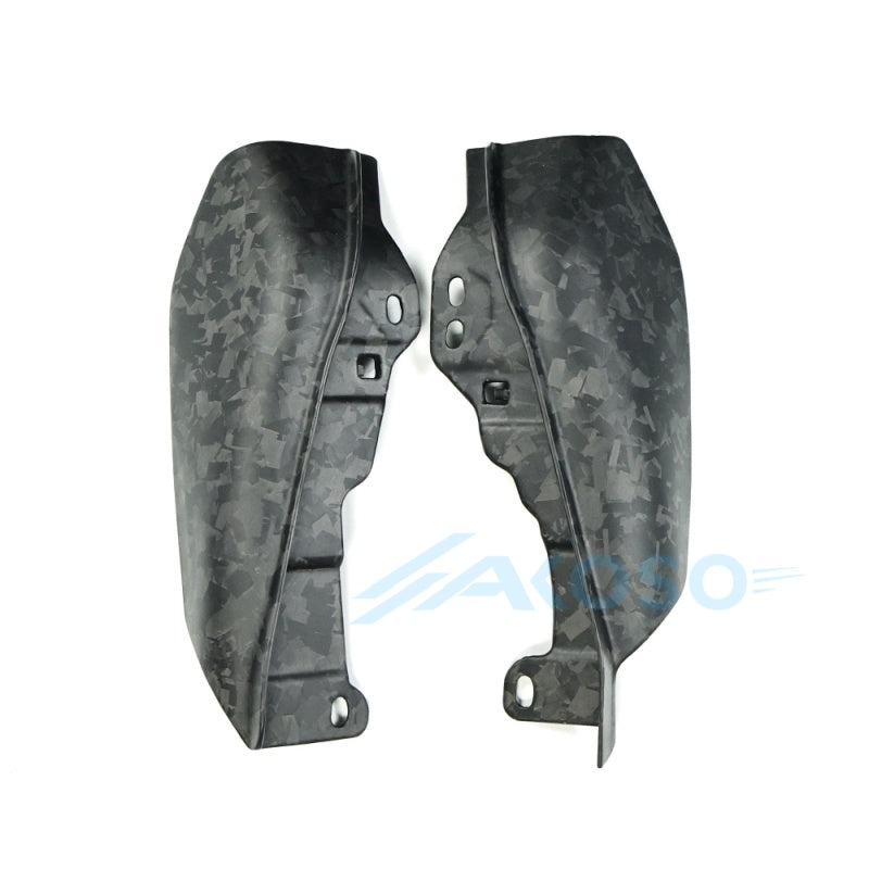 AKOSO Carbon Fiber Mid Frame Air Deflector Trim Side Cover for Harley Touring Street Glide Road Glide 2009-2024
