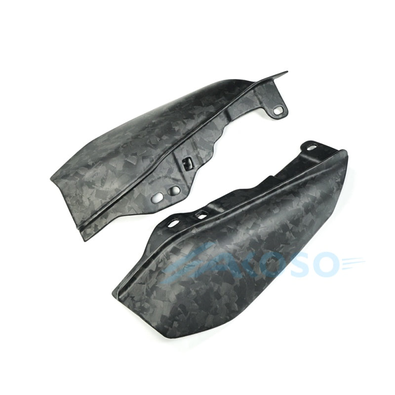 AKOSO Carbon Fiber Mid Frame Air Deflector Trim Side Cover for Harley Touring Street Glide Road Glide 2009-2024