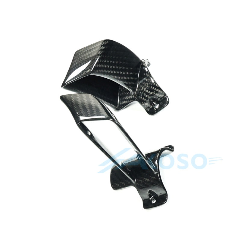 AKOSO 2021-2025 Yamaha MT09 / FZ09 Carbon Fiber Fork‑mounted Winglets Lower Front Aero Wings