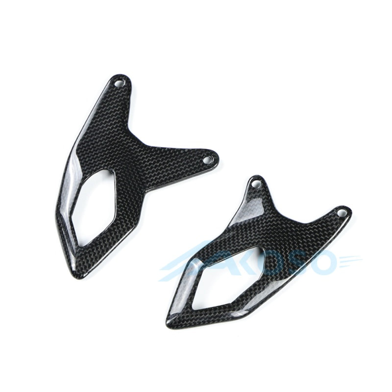 AKOSO 2025+ Ducati Panigale V2 V2S Carbon Fiber Heel Guards