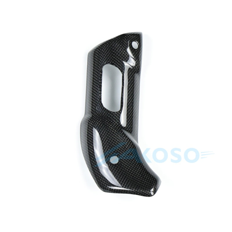 AKOSO 2025+ Ducati Panigale V2 V2S Carbon Fiber Slim Exhaust Heat Shield Solo Race Cowl Style