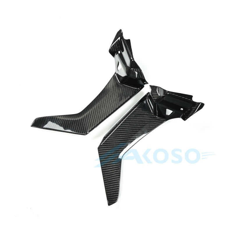 AKOSO 2025+ Yamaha R9 Dry Carbon Fiber Front Inner Side Panels Fairing
