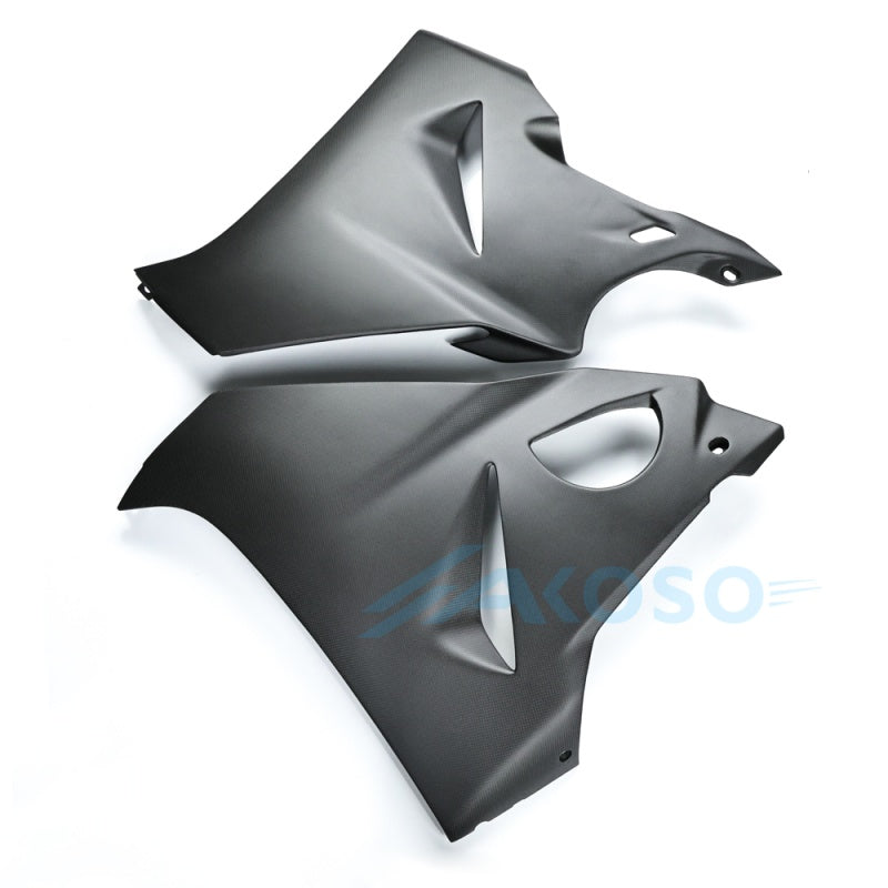 AKOSO 2025+ Ducati Panigale V2 V2S Carbon Fiber Side Panels Lower Side Fairing