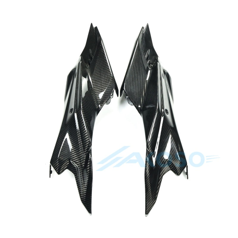 AKOSO 2025+ Yamaha R9 Carbon Fiber Rear Seat Side Panels Tail Fairing