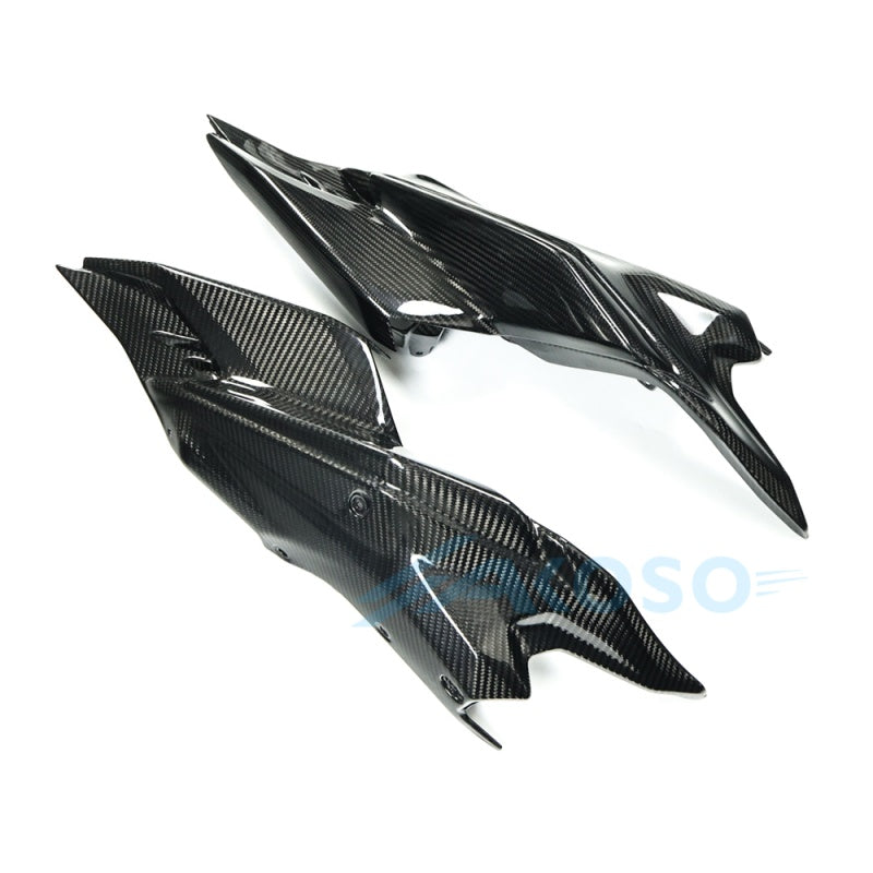 AKOSO 2025+ Yamaha R9 Carbon Fiber Rear Seat Side Panels Tail Fairing