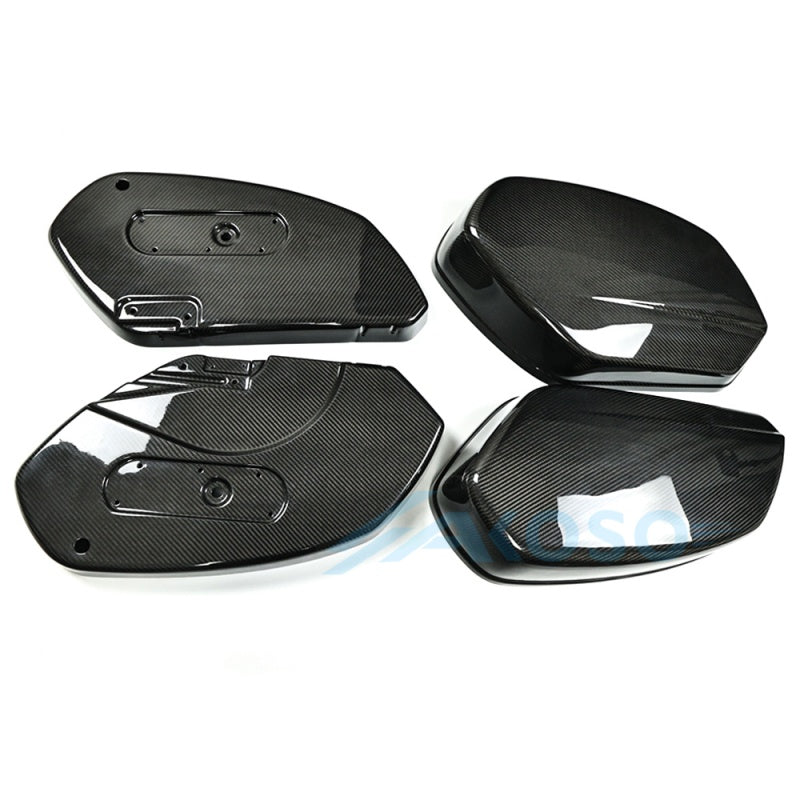 AKOSO Carbon Fiber Hard Saddlebag A Pair for Harley Davidson Softail Low Rider S ST 2022-2025