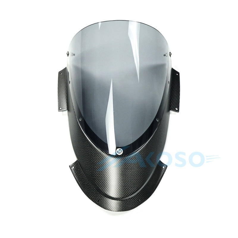 AKOSO 2025+ Ducati Panigale V2 V2S Carbon Fiber Windshield Windscreen