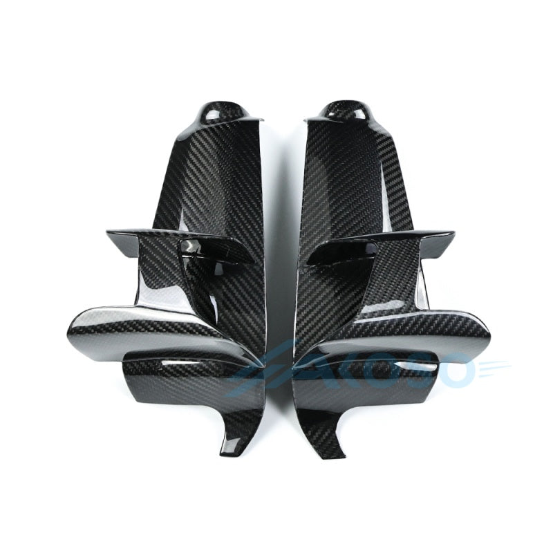 AKOSO 2021-2023 YAMAHA MT09 FZ09 Carbon Fiber Radiator Side Panels With Winglets
