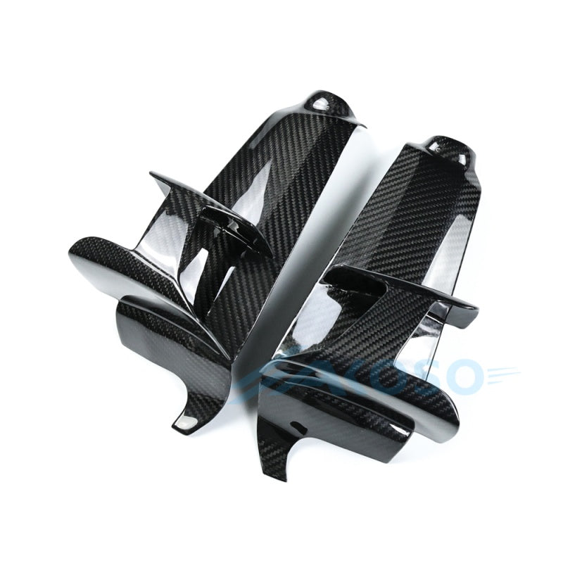 AKOSO 2021-2023 YAMAHA MT09 FZ09 Carbon Fiber Radiator Side Panels With Winglets