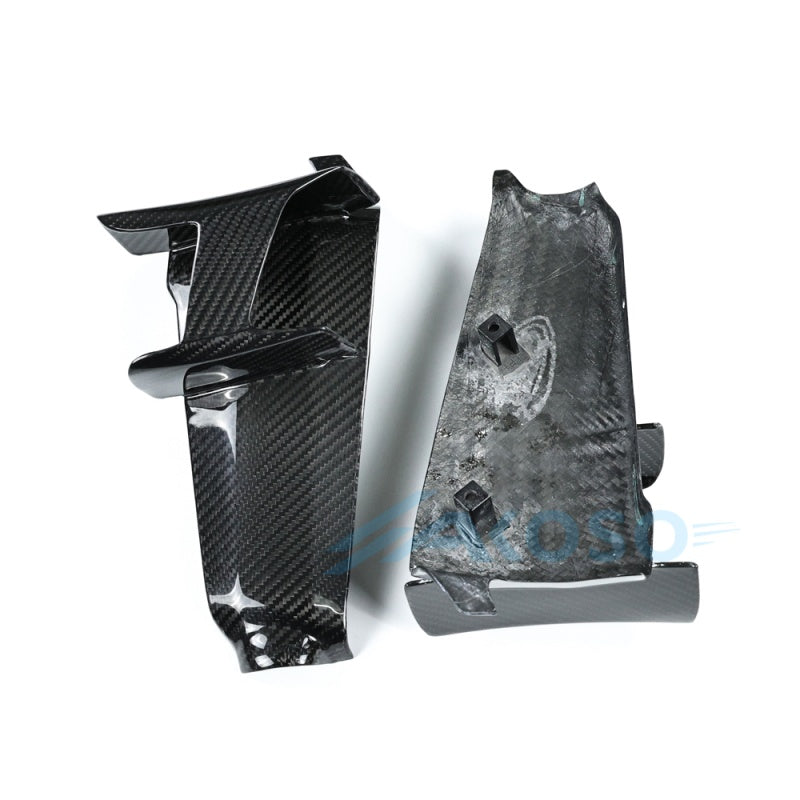 AKOSO 2021-2023 YAMAHA MT09 FZ09 Carbon Fiber Radiator Side Panels With Winglets