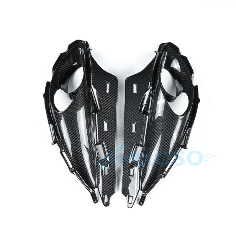 AKOSO 2008-2020 Suzuki GSX1300 R Hayabusa 100% Carbon Fiber Front Upper Fairing Ducts