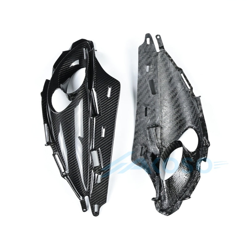 AKOSO 2008-2020 Suzuki GSX1300 R Hayabusa 100% Carbon Fiber Front Upper Fairing Ducts