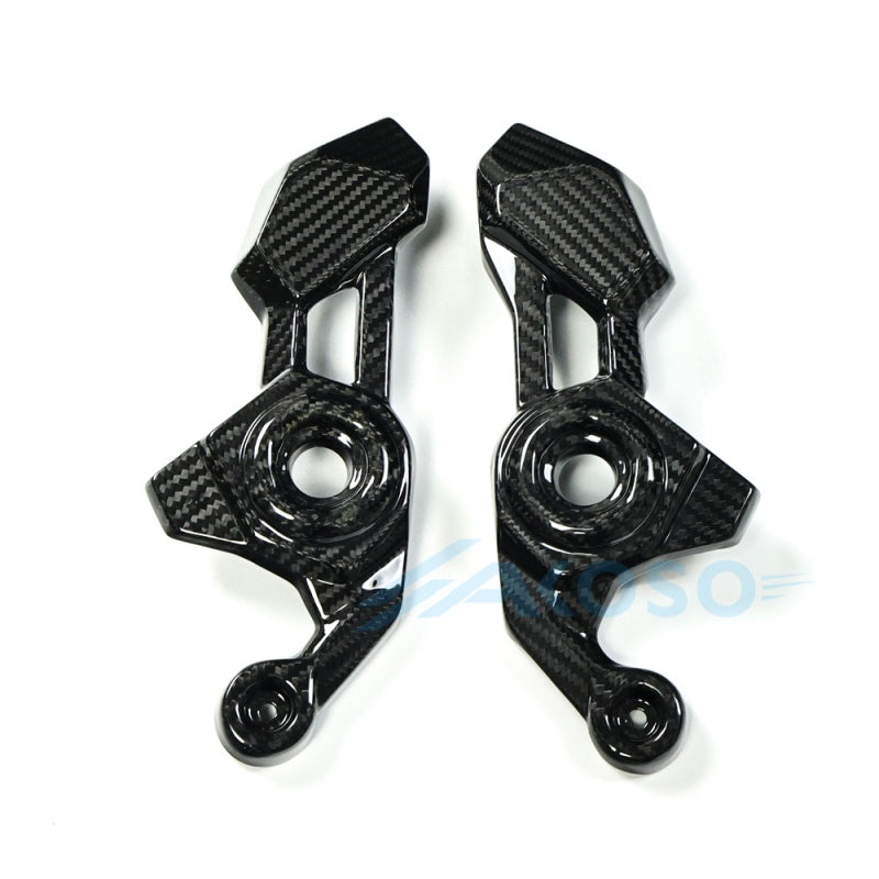 AKOSO 2025+ Kawasaki Z900 / Z900 SE Carbon Fiber Frame Covers Rear Footpeg Side Cover