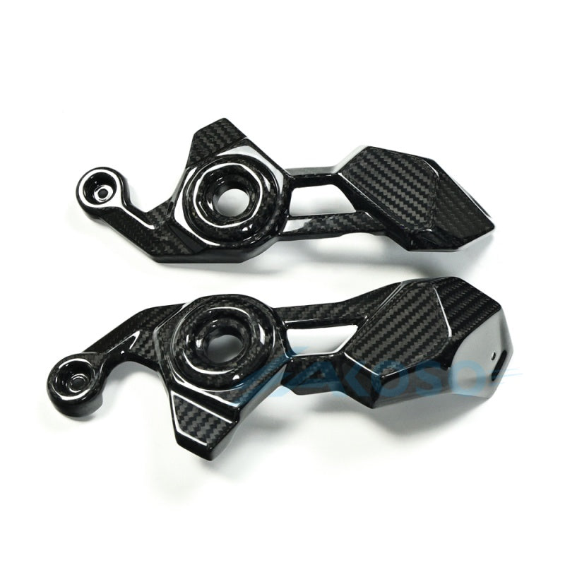 AKOSO 2025+ Kawasaki Z900 / Z900 SE Carbon Fiber Frame Covers Rear Footpeg Side Cover