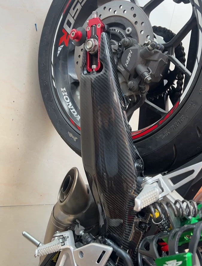 AKOSO 2019+ Honda CB650R CBR650R Carbon Fiber Rear Swingarm Swing Arm Cover