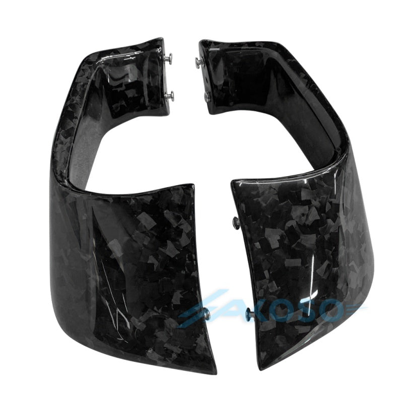 AKOSO 2020+ Yamaha YZF R1 R1M Carbon Fiber Winglet Fixed Wind Wing Aerodynamic