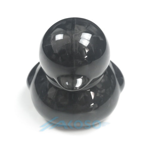 AKOSO Carbon Fiber Duck Ornament for Home Office Car Decor Modern Luxury Sculpture