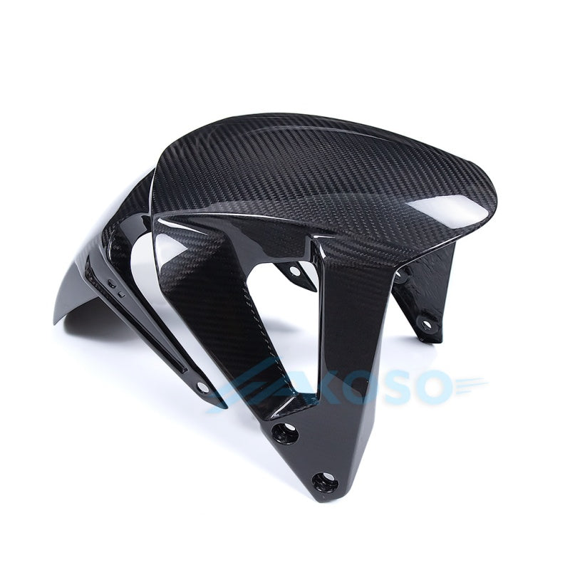AKOSO Suzuki GSX-8S 2023-2025 Carbon Fiber Motorcycle Front Fender Hugger Mudguard