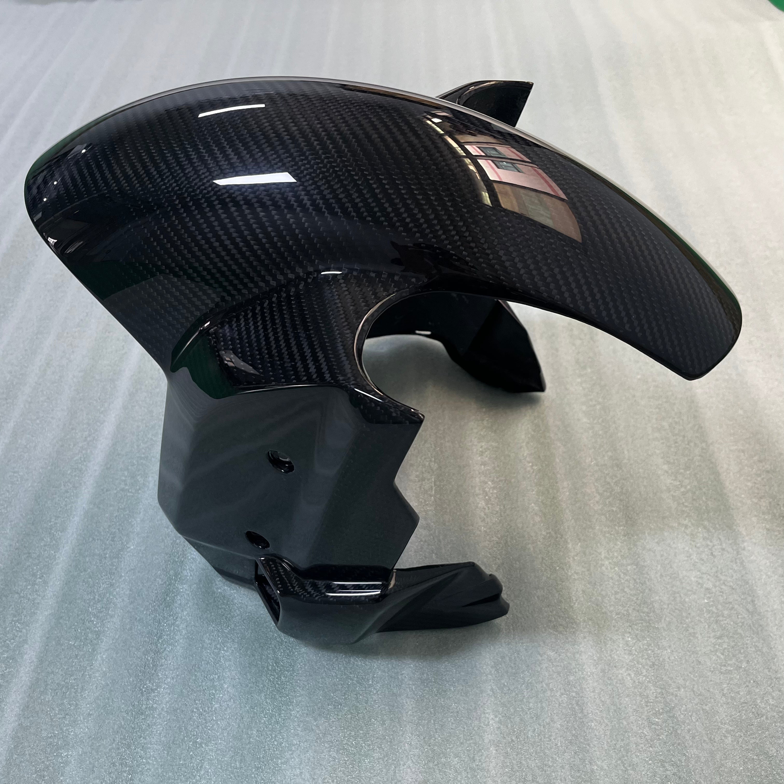 AKOSO 2025 BMW S1000RR Carbon Fiber Front Fender Hugger Mudguard