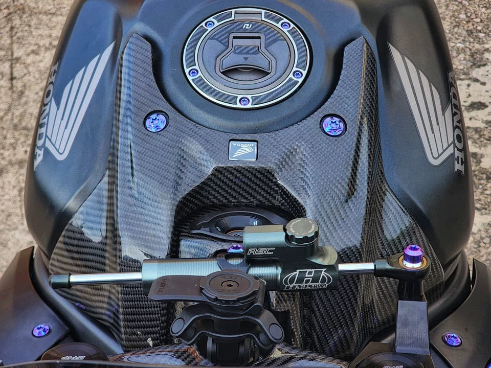 AKOSO 2019+ CB650R CBR650R Carbon Fiber Fuel Tank Cover Protector