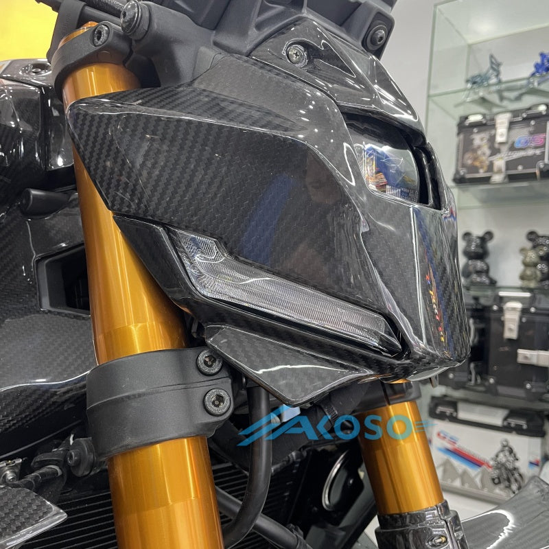 AKOSO 2024 2025 Yamaha MT09 / FZ09 Carbon Fiber Front Inner Fairing