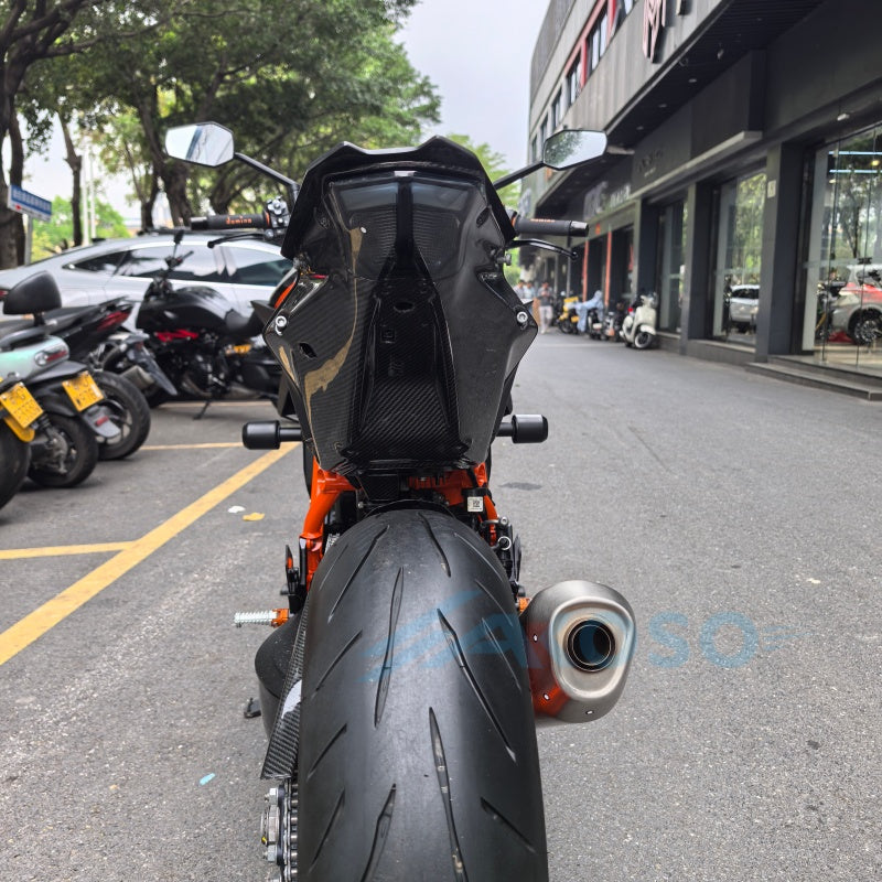 AKOSO KTM 1290 Super Duke R 2020-2024 Carbon Fiber Heck Rücksitz Unterschale Verkleidung