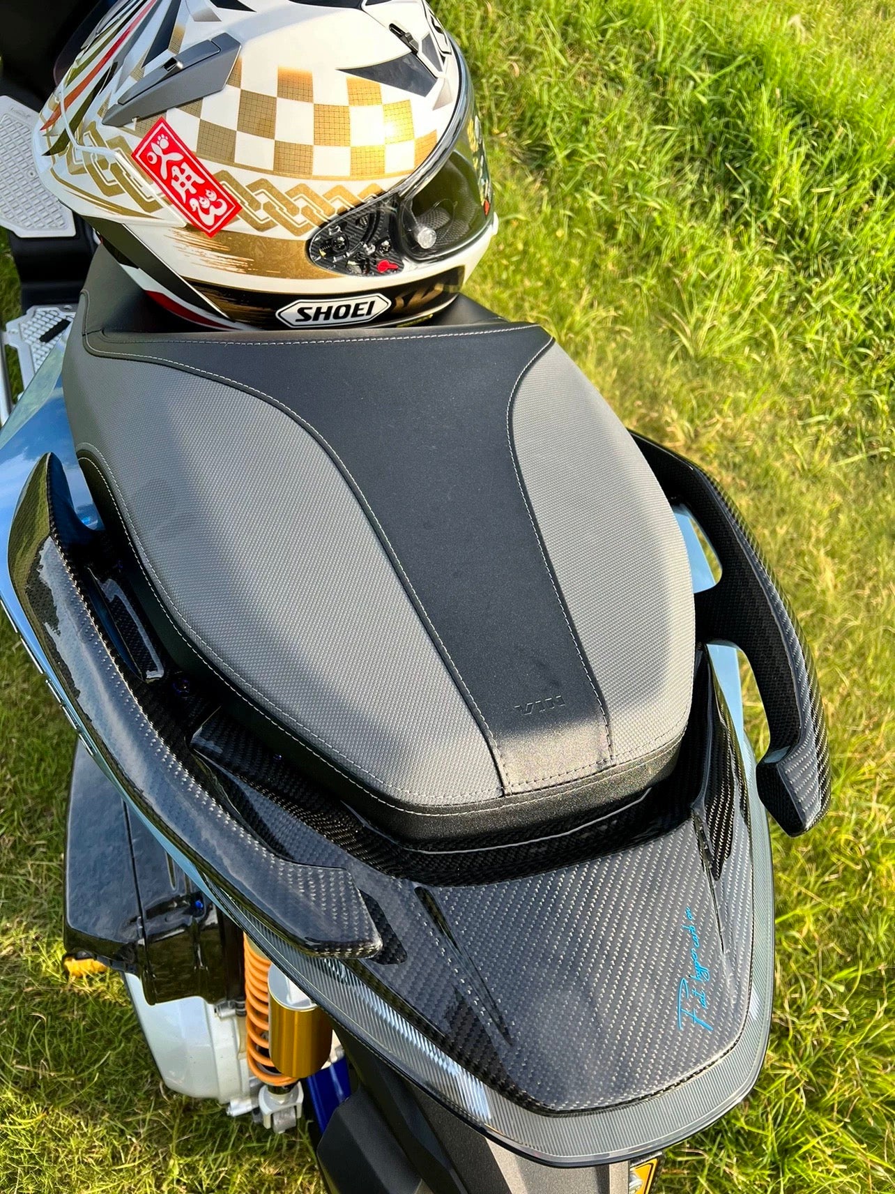AKOSO 2020-2025 Honda NSS350 Carbon Fiber Tail Fairing Rear Light Upper Cover