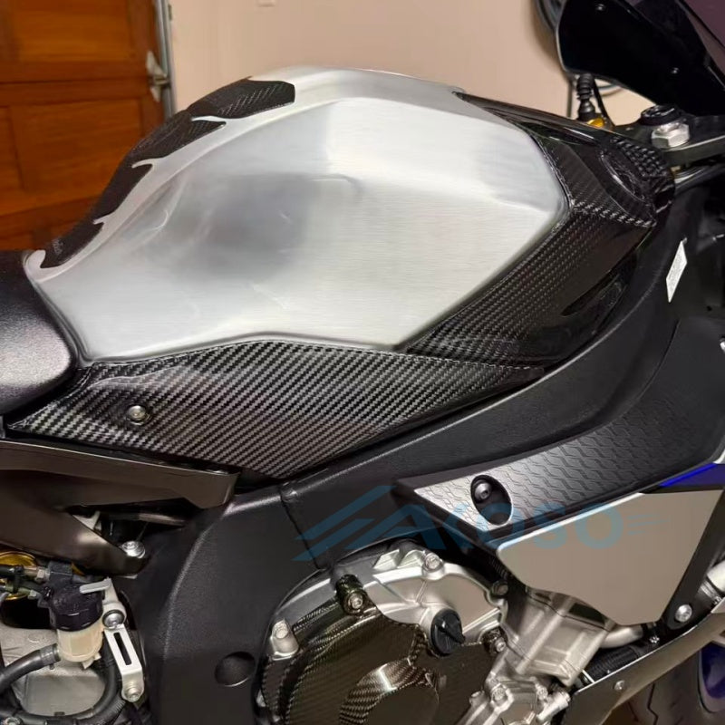 AKOSO Yamaha R1 R1M 2020-2024 Carbon Fiber Fuel Tank Side Cover Fairing Panel