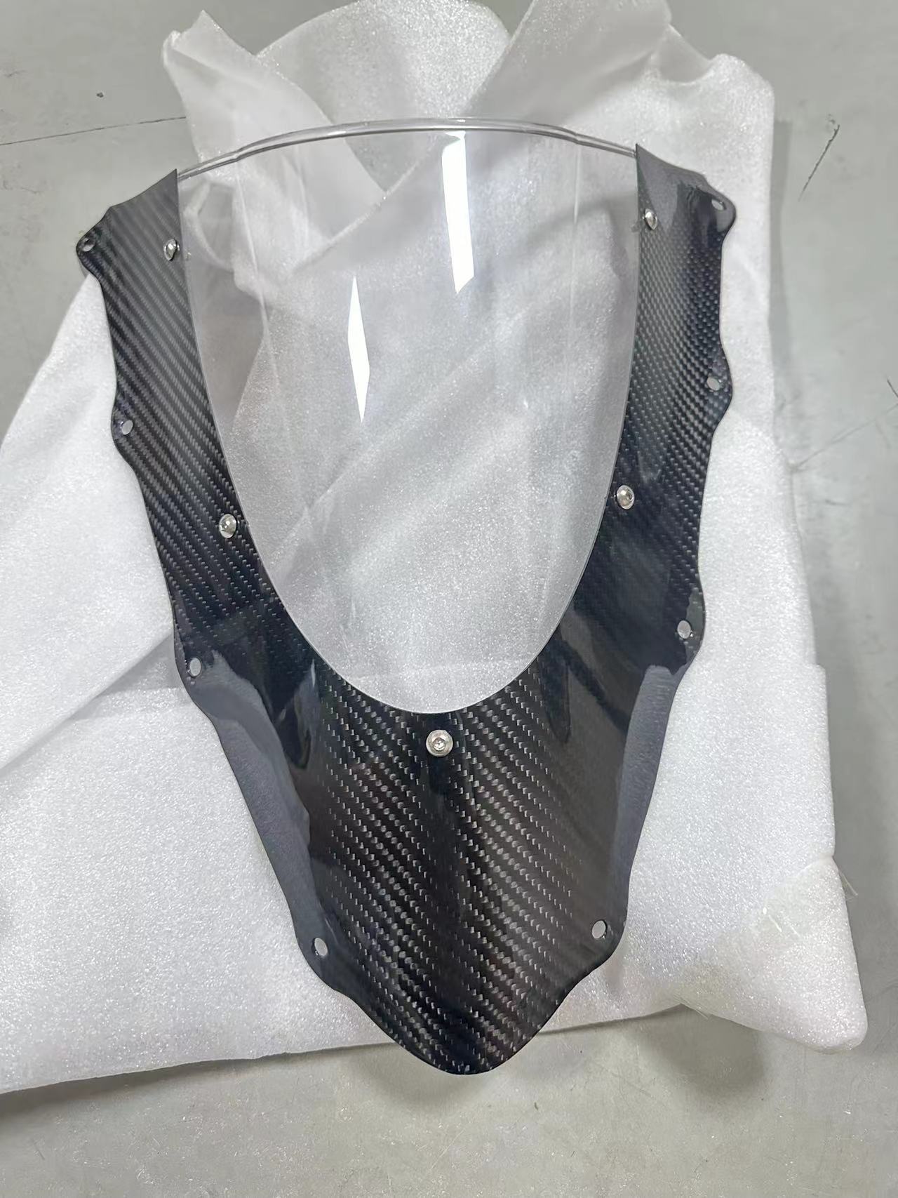 AKOSO Ducati Panigale 899 959 1199 1299 Carbon Fiber Windshield with Plastic