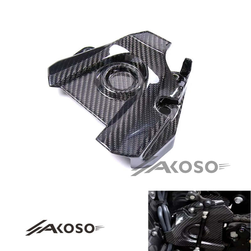 AKOSO 2014-2020 Yamaha MT09 FZ09 Tracer 900 GT Carbon Fiber Clutch Cover Sprocket Cover