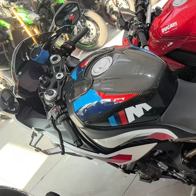 AKOSO 2019-2022 BMW S1000RR Carbon Fiber Full Fuel Gas Tank Cover Motorcycle