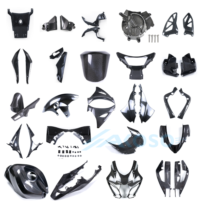 AKOSO 2017+ Suzuki GSX‑R1000 / GSX‑R1000R 23‑Pieces Full Dry Carbon Fiber Fairing Kit