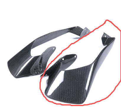 AKOSO 2025 Yamaha R1 R1M 100% Carbon Fiber Winglets Fairing--One side