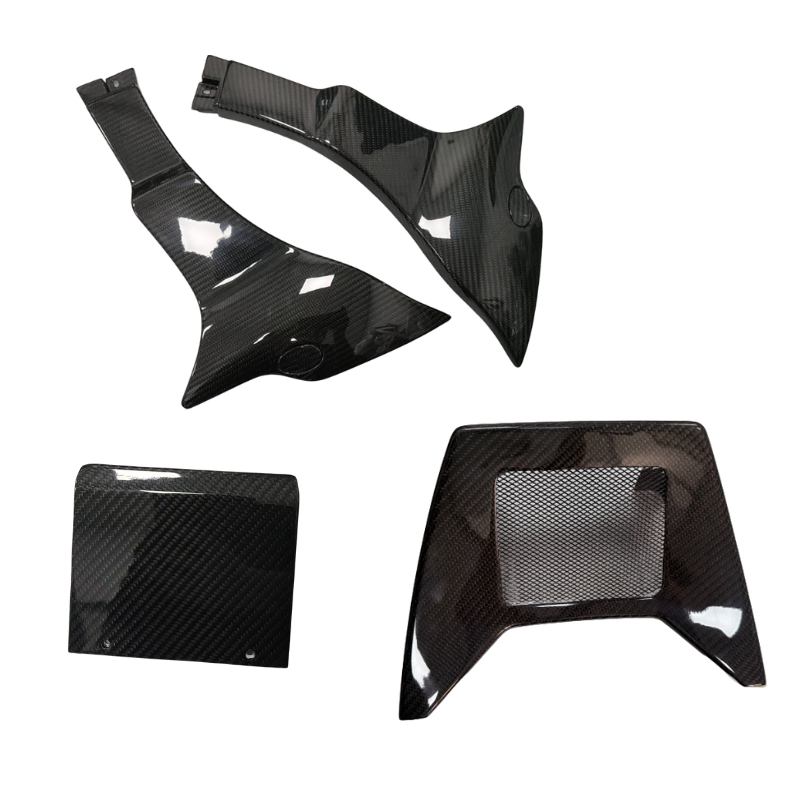 AKOSO 2022-2025 Carbon Fiber Side Fairing Spoiler Chin Cover for Harley Softail Low Rider ST FXLRST