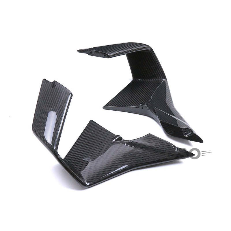 AKOSO 2023-2024 BMW M1000RR Carbon Fiber Wind Deflector Wings Fairing Front Spoiler Fixed Winglets Motorcycle