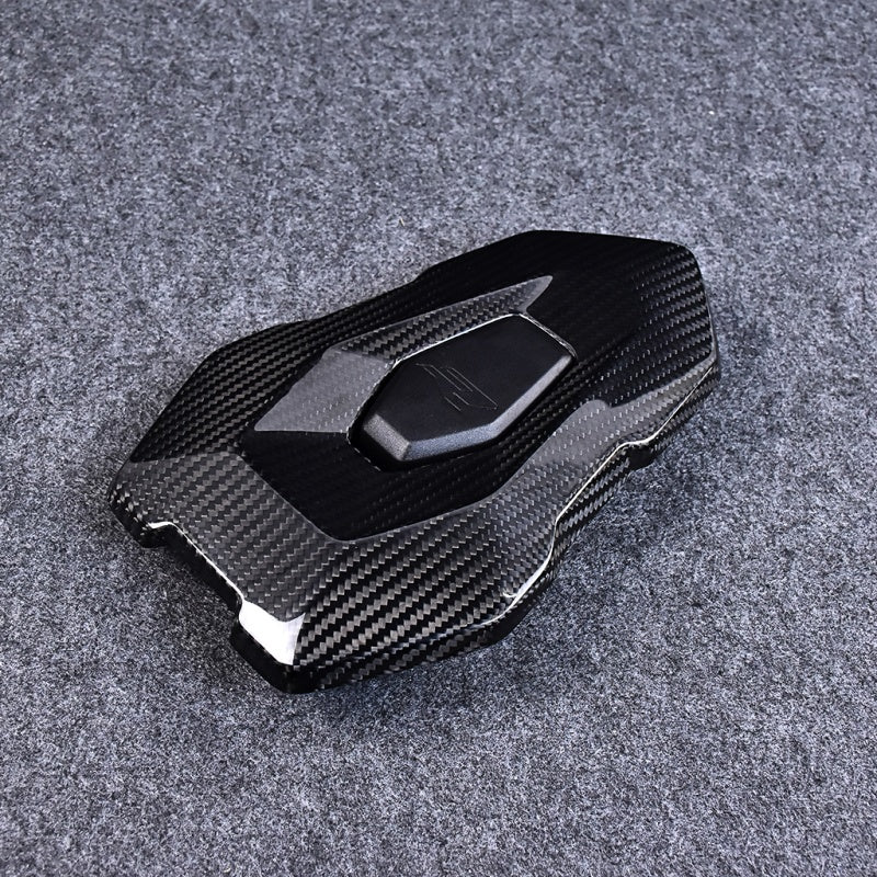 Housse de siège arrière en fibre de carbone pour moto AKOSO 2021-2024 BMW S1000R