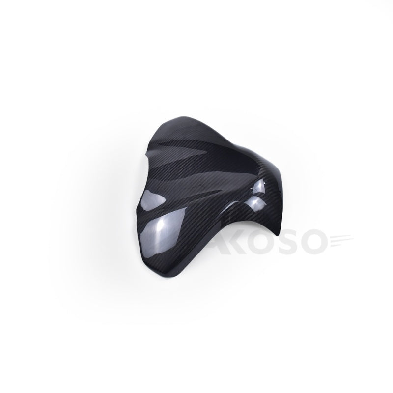AKOSO 2018-2024 Kawasaki Ninja 400 Carbon Fiber Motorcycle Fuel Tank Cover Protector Panel Fairing