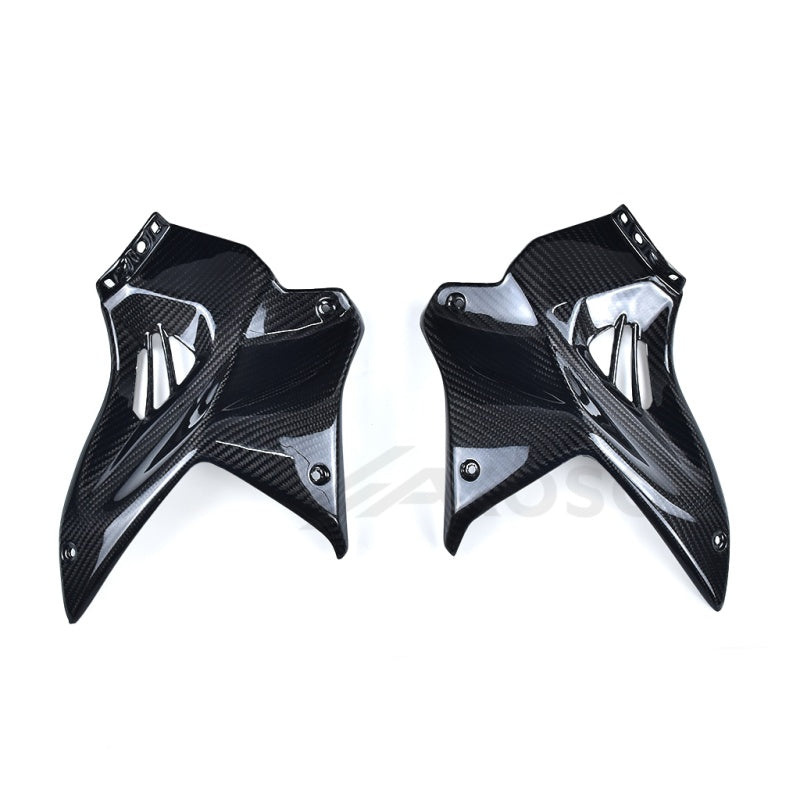 AKOSO 2015-2024 Kawasaki Ninja H2 H2R Carbon Fiber Front Fuel Tank Side Panel Covers Motorcycle Accessories