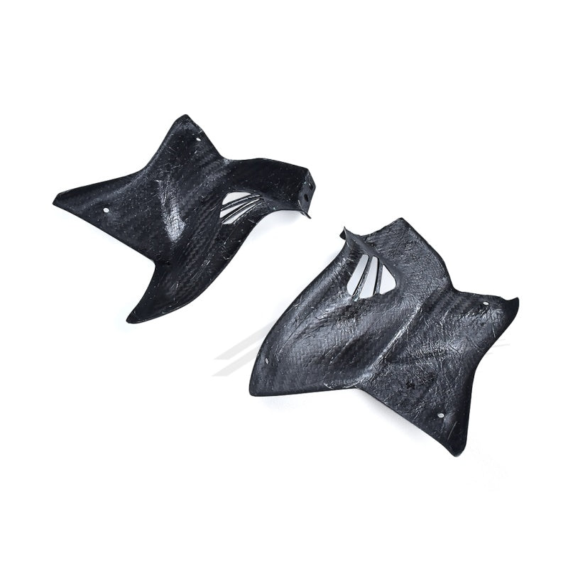 AKOSO 2015-2024 Kawasaki Ninja H2 H2R Carbon Fiber Front Fuel Tank Side Panel Covers Motorcycle Accessories